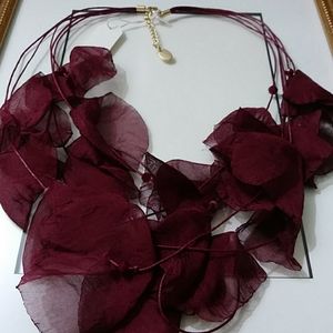 - Stella & ruby chiffon flower necklace
